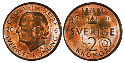 Svensk modern 2 krona