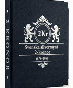 Myntalbum 2-kronor - Svenska Silvermynt 1876-1966