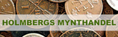 Logotyp för Holmbergs Mynthandel