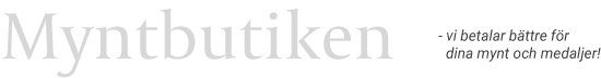 Logotyp för Myntbutiken i Sverige AB