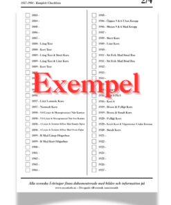 Alternative view of Checklista Svenska 5-öringar 1857–1984 (Digital PDF)